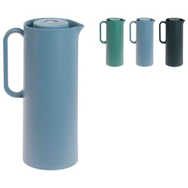 Термос EH Цилиндр Тёмно-синий 1л photo 1 Термос EH Цилиндр Тёмно-синий 1л photo 1