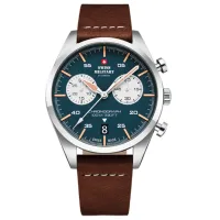 Ceas de mână pentru bărbați Swiss Military SM34090.04 Cuarț/ 43 mm