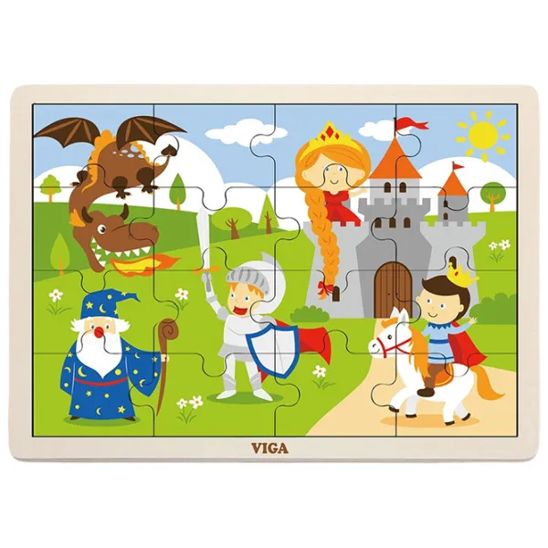 Puzzle VIGA Сказка 2+/ Количество деталей: 16 photo 1