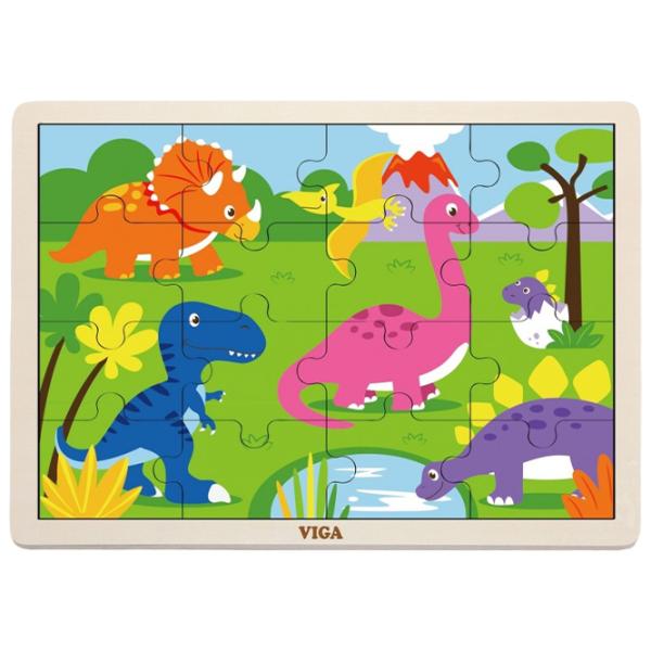 Puzzle VIGA Деревянный 2+/ Количество деталей: 16 photo 1