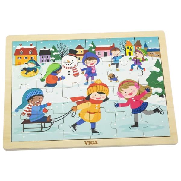 Puzzle VIGA Winter 2+/ Numărul de piese: 24 photo 1