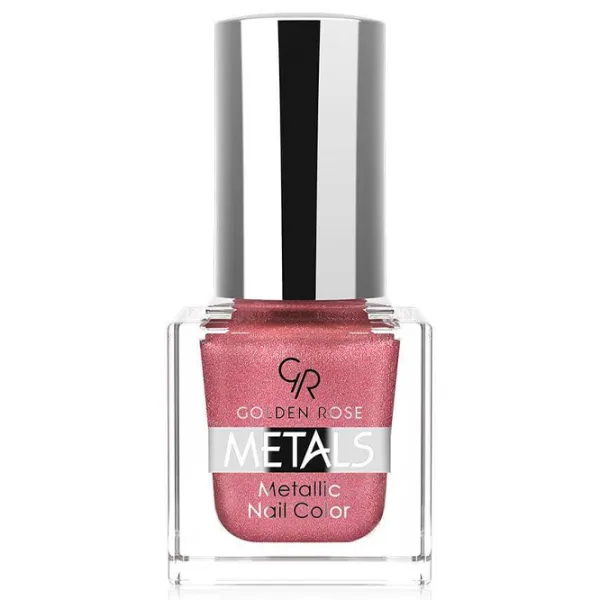 Лак для ногтей Golden Rose Metals Metallic 6 мл/ Розовый photo 1 Лак для ногтей Golden Rose Metals Metallic 6 мл/ Розовый photo 1