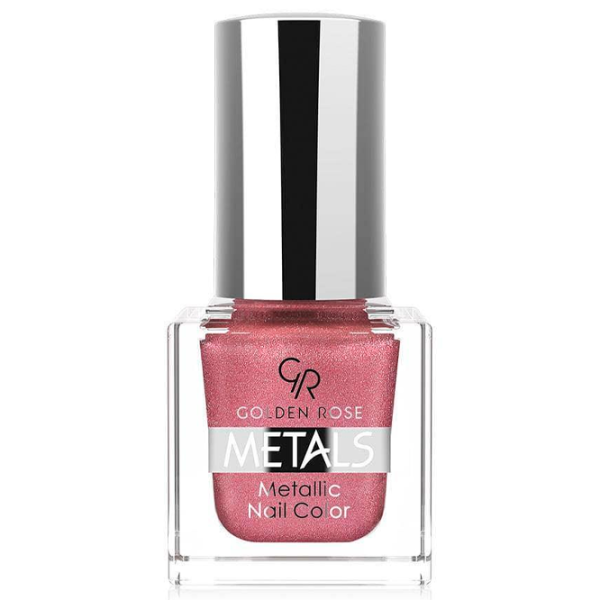 Лак для ногтей Golden Rose Metals Metallic 6 мл/ Розовый photo 1 Лак для ногтей Golden Rose Metals Metallic 6 мл/ Розовый photo 1