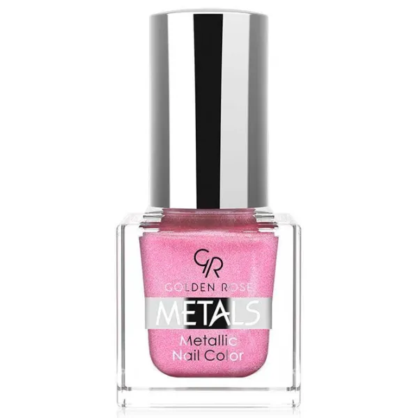 Лак для ногтей Golden Rose Metals Metallic 6 мл/ Розовый photo 1