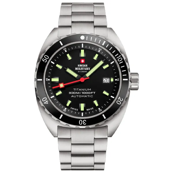 Ceas de mână pentru bărbați Swiss Military SMA34100.01 Mecanic/ 42 mm photo 1 Ceas de mână pentru bărbați Swiss Military SMA34100.01 Mecanic/ 42 mm photo 1