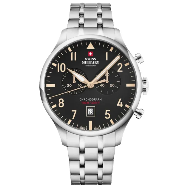 Ceas de mână pentru bărbați Swiss Military SM34098.04 Cuarț/ 42 mm photo 1 Ceas de mână pentru bărbați Swiss Military SM34098.04 Cuarț/ 42 mm photo 1