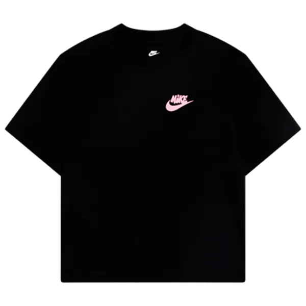 Футболка для девочек Nike Sportswear Boxy T-Shirt  / Черный photo 1 Футболка для девочек Nike Sportswear Boxy T-Shirt  / Черный photo 1