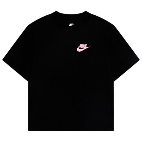 Футболка для девочек Nike Sportswear Boxy T-Shirt  / Черный photo 1 Футболка для девочек Nike Sportswear Boxy T-Shirt  / Черный photo 1