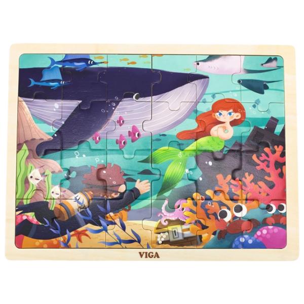Puzzle VIGA Universul subacvatic 3+/ Numărul de piese: 24 photo 1