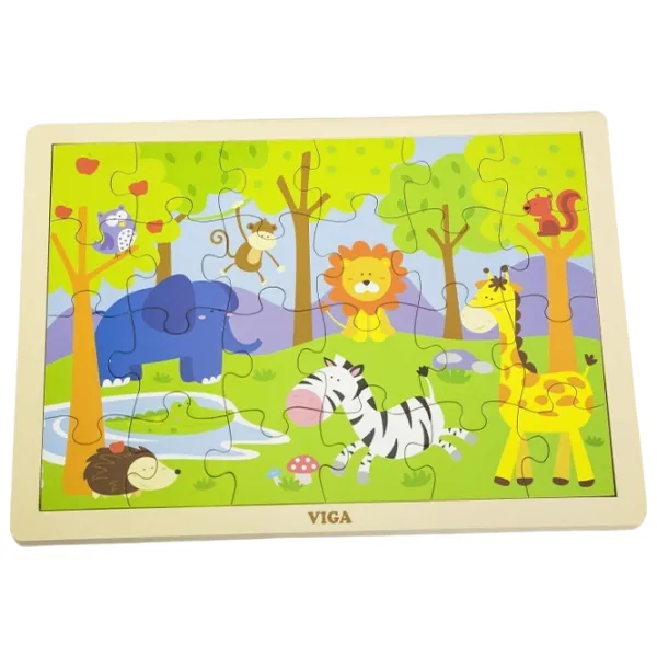 Puzzle 2D VIGA Animăluțe 2+/ Numărul de piese: 24 photo 1