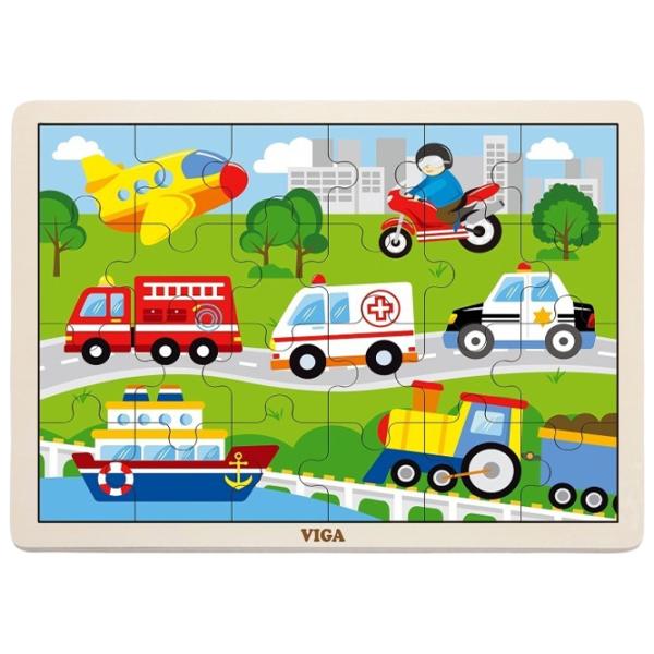 Puzzle 2D VIGA Vehicule în oraș 2+/ Numărul de piese: 24 photo 1 Puzzle 2D VIGA Vehicule în oraș 2+/ Numărul de piese: 24 photo 1