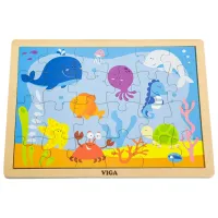 Puzzle 2D VIGA Oceanul 2+/ Numărul de piese: 24