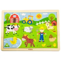 Puzzle 2D VIGA Ferma 2+/ Numărul de piese: 24