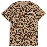 Tricou pentru fete Puma Ess+ Animal Aop Tee G 134 - 140 cm / Beige
