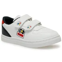 Adidași pentru băieți Yellow kids 3F GIOCO 3PR Primăvară - vară/ White