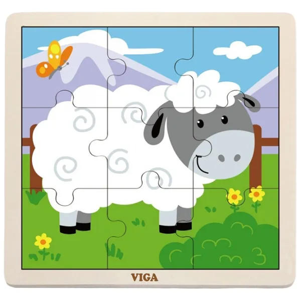 Puzzle VIGA Oița 2+/ Numărul de piese: 9 photo 1 Puzzle VIGA Oița 2+/ Numărul de piese: 9 photo 1