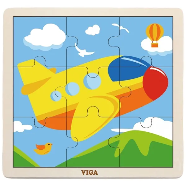 Puzzle VIGA Avion 2+/ Numărul de piese: 9 photo 1 Puzzle VIGA Avion 2+/ Numărul de piese: 9 photo 1
