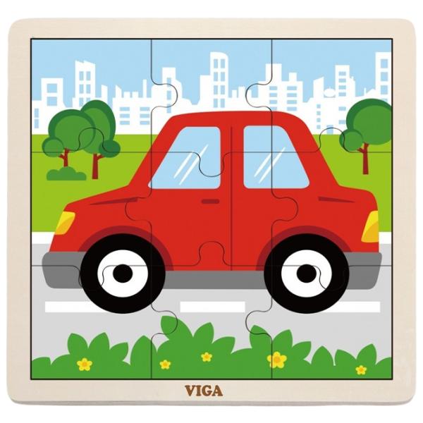 Puzzle VIGA Mașinuța 2+/ Numărul de piese: 9 photo 1