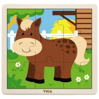 Puzzle VIGA Cal 2+/ Количество деталей: 9