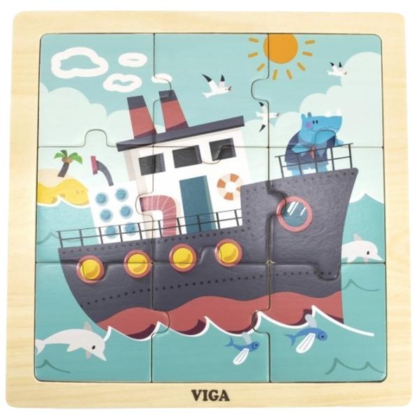 Puzzle VIGA Корабль 1.5+/ Количество деталей: 9 photo 1
