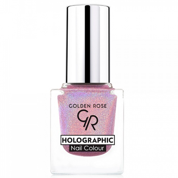 Лак для ногтей Golden Rose Holographic 10.5 мл/ Розовый photo 1