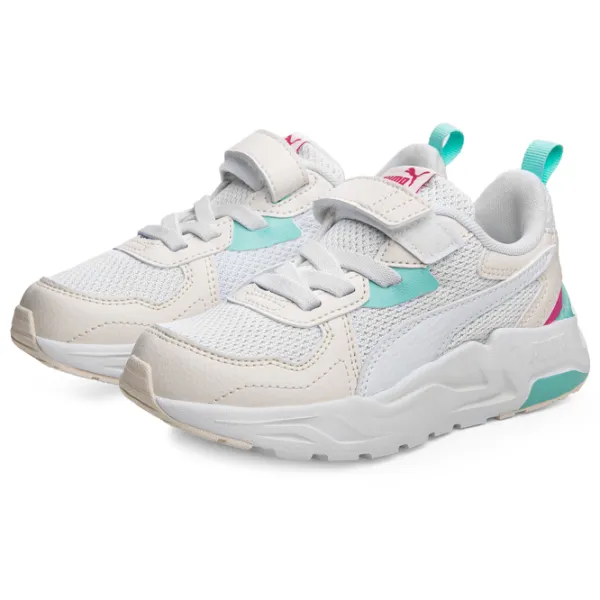 Кроссовки для девочек Puma Trinity Lite Ac+ Ps Демисезон/ Белый photo 1