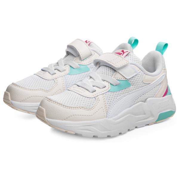 Кроссовки для девочек Puma Trinity Lite Ac+ Ps Демисезон/ Белый photo 1