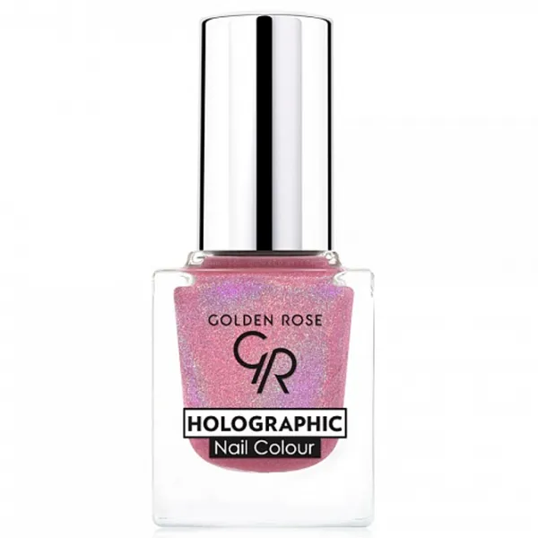 Lac de unghii Golden Rose Holographic 10.5 ml/ Pink photo 1 Lac de unghii Golden Rose Holographic 10.5 ml/ Pink photo 1