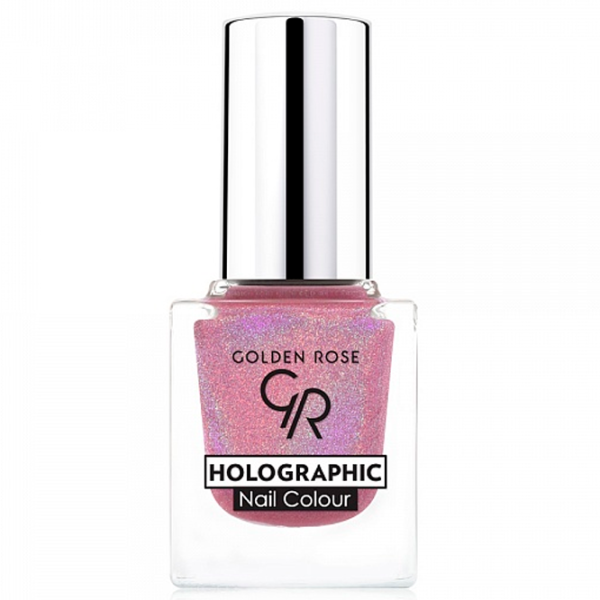 Lac de unghii Golden Rose Holographic 10.5 ml/ Pink photo 1 Lac de unghii Golden Rose Holographic 10.5 ml/ Pink photo 1