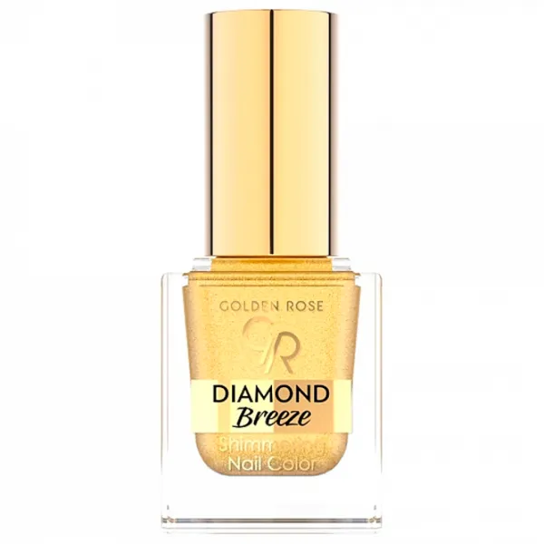 Lac de unghii Golden Rose Diamond Breeze Shimmering 10.5 ml/ Gold photo 1