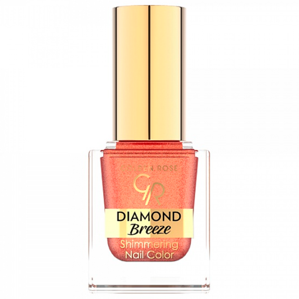 Lac de unghii Golden Rose Diamond Breeze Shimmering 10.5 ml/ Orange photo 1