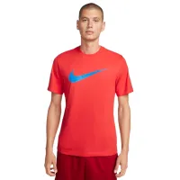 Tricou pentru bărbați Puma Shirt Sportswear Icon Swoosh 100% bumbac/ Orange