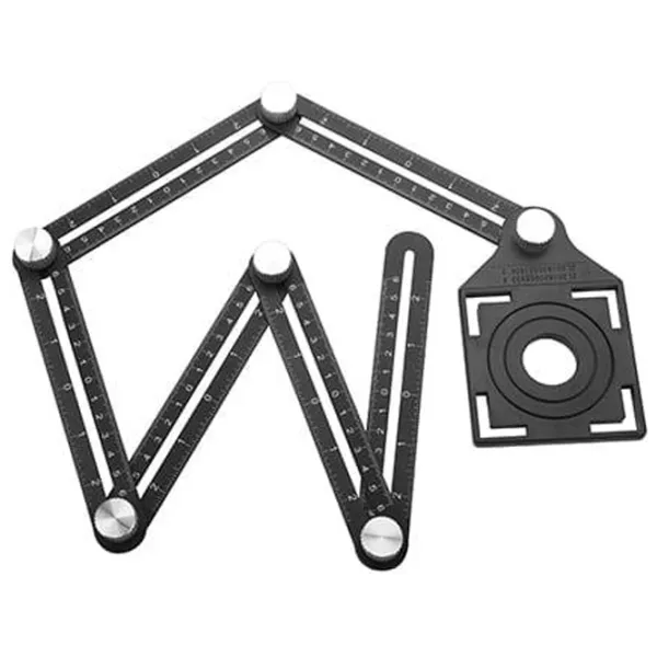 Șablon pentru marcare Wokin 357828 25 mm Dreptunghiular/ Aluminiu photo 1