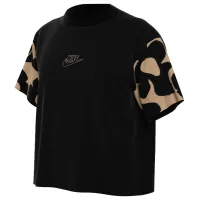 Футболка для девочек Nike G Nsw Tee Boxy Floral  / Черный