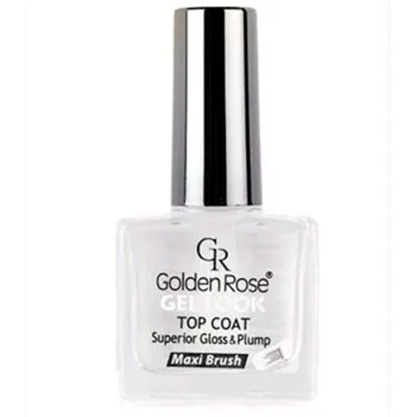 Лак для ногтей Golden Rose Gel Look Top Coat 10.5 мл/ Прозрачный photo 1 Лак для ногтей Golden Rose Gel Look Top Coat 10.5 мл/ Прозрачный photo 1