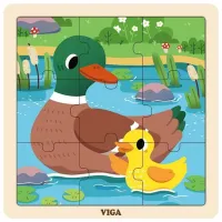 Puzzle VIGA Rățuște 1.5+/ Numărul de piese: 9