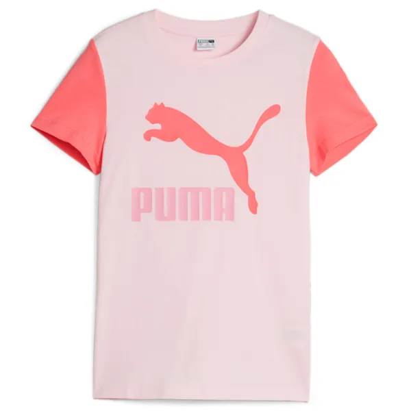 Tricou pentru fete Puma Classics Two Color Logo Tee G 134 - 140 cm / Pink photo 1 Tricou pentru fete Puma Classics Two Color Logo Tee G 134 - 140 cm / Pink photo 1