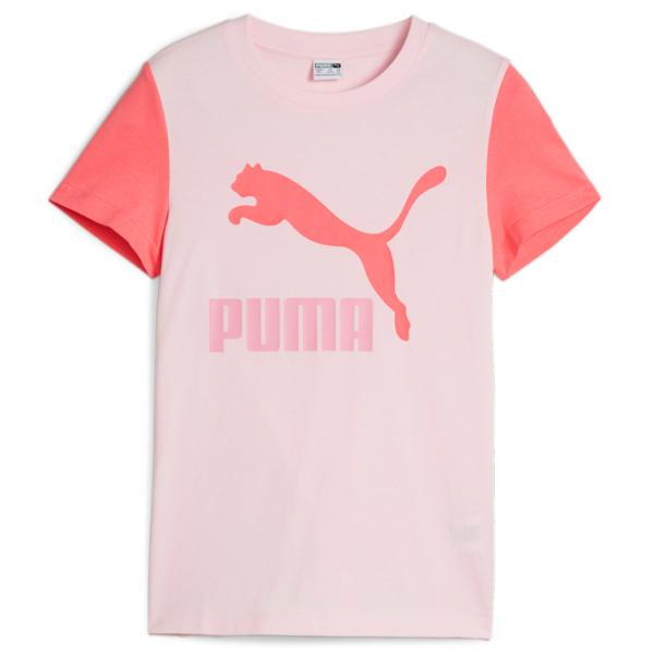 Tricou pentru fete Puma Classics Two Color Logo Tee G 134 - 140 cm / Pink photo 1 Tricou pentru fete Puma Classics Two Color Logo Tee G 134 - 140 cm / Pink photo 1
