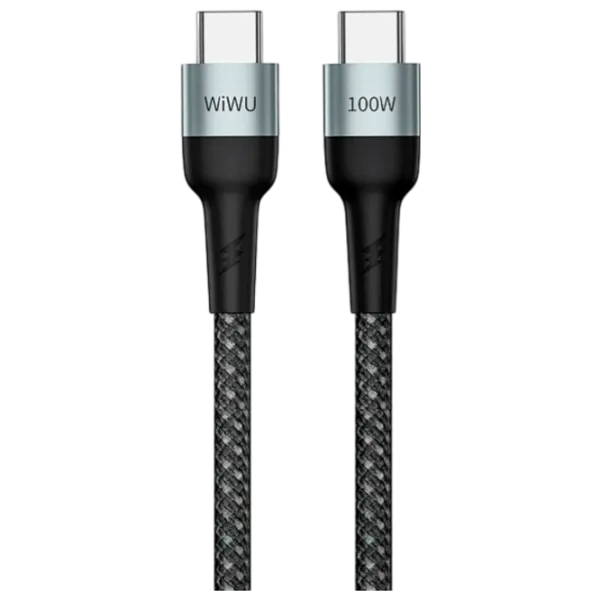 Кабель для телефона City Wowen WIWU USB Type-C + USB Type-C 1.5 м/ Черный photo 1