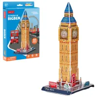 Puzzle 3D CubicFun Big Ben 5+/ Numărul de piese: 21