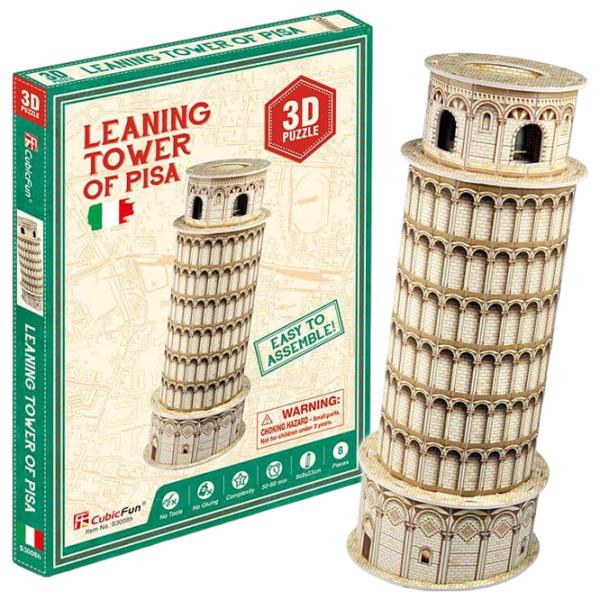 Пазл 3D CubicFun Tower of Pisa 3+/ Количество деталей: 8 photo 1
