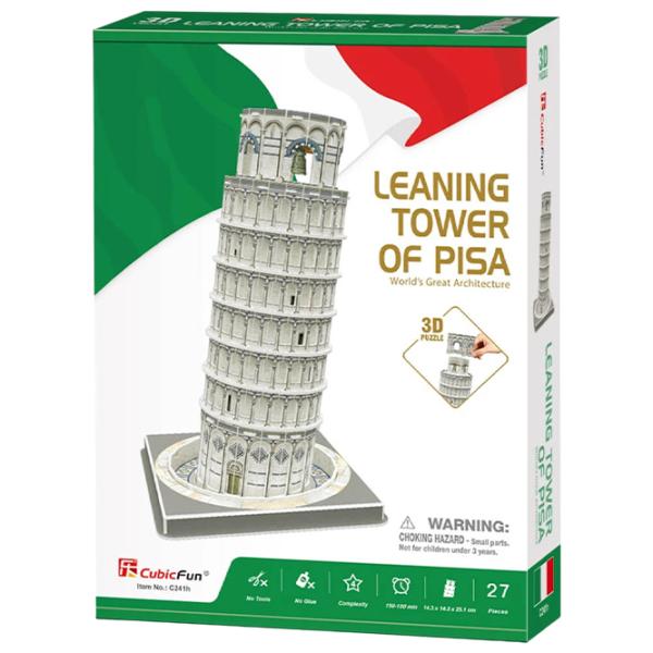 Пазл 3D CubicFun Leaning Tower of Pisa 8+/ Количество деталей: 27 photo 1