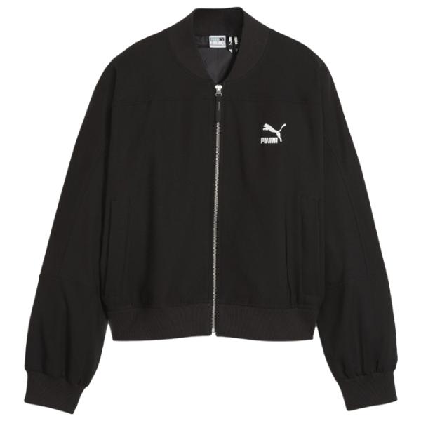 Jachetă pentru femei Puma Classics Shiny Bomber Demisezon/ Black photo 1