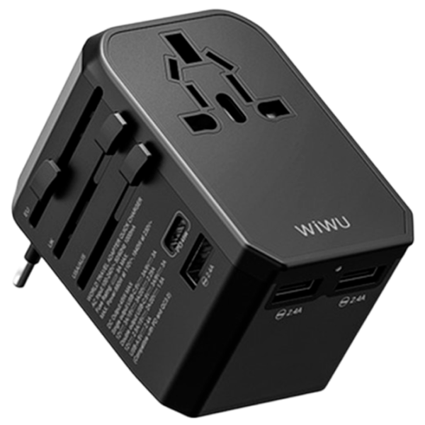 Încărcător de rețea WIWU UA-304 3 A/ Black photo 1