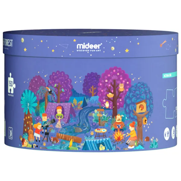 Puzzle 2D Mideer O zi în pădure 5+/ Numărul de piese: 150 photo 1