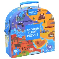 Puzzle 2D Mideer Planeta noastră 3+/ Numărul de piese: 100