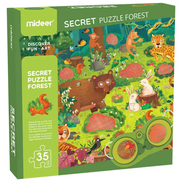 Puzzle 2D Mideer Pădurea 3+/ Numărul de piese: 35 photo 1 Puzzle 2D Mideer Pădurea 3+/ Numărul de piese: 35 photo 1