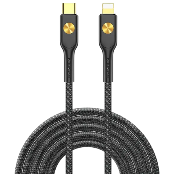 Кабель для телефона City Wowen WIWU USB Type-C + Lightning 1 м / Черный photo 1