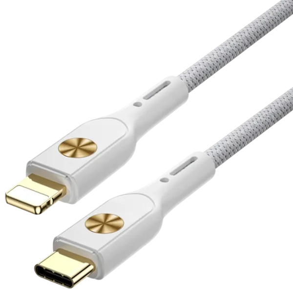 Кабель для телефона City Wowen WIWU USB Type-C + 8 пин 1 м / Белый photo 1