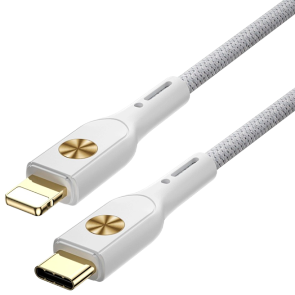 Кабель для телефона City Wowen WIWU USB Type-C + 8 пин 1 м / Белый photo 1